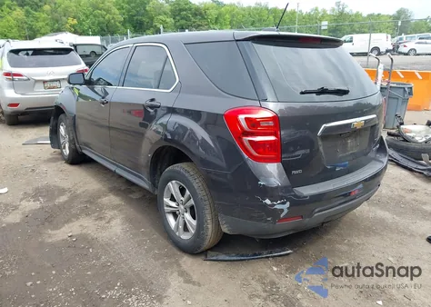 2016 Chevrolet Equinox Ls из США, поврежденный, VIN 2GNFLEEK9G6257420